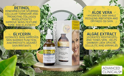 Advanced clinicals retinol facial serum