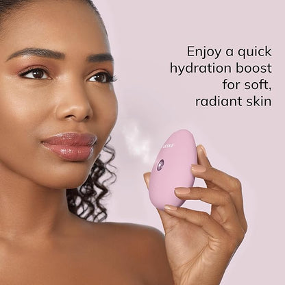 SmartAppGuided™ Facial Hydration Refresher | 4 in 1 | Water Atomizer | Moisturizing Spray Machine | Face Mister | Humidifier for Natural Glow | Reduce Redness & Dry Skin