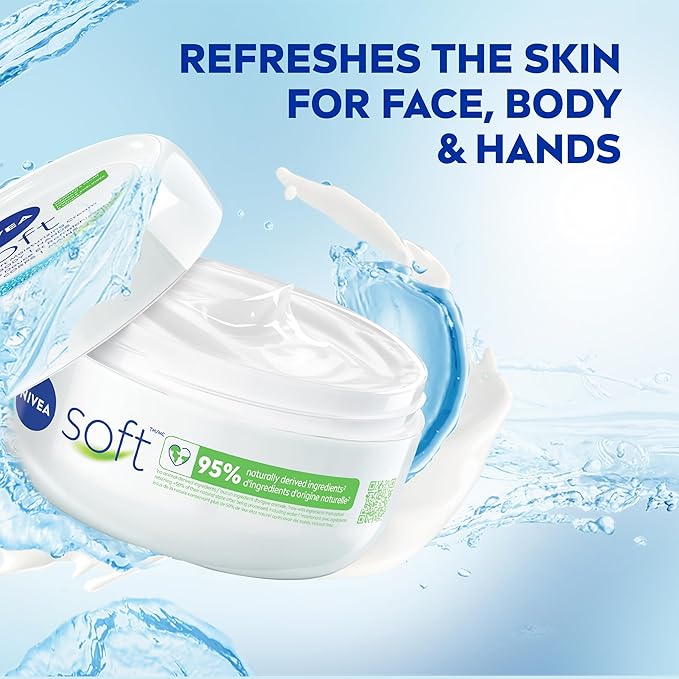 NIVEA Soft Moisturizing Creme 6.8 Ounce
