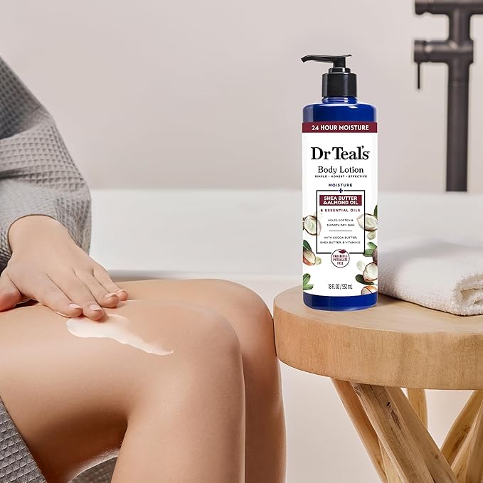 Dr Teal's Body Lotion, Shea Butter 18 oz