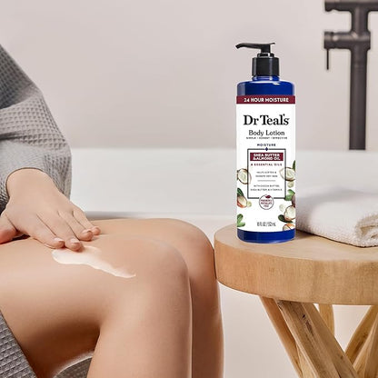 Dr Teal's Body Lotion, Shea Butter 18 oz