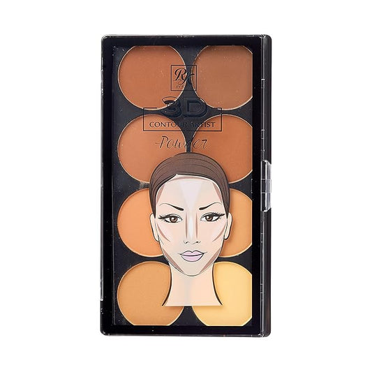 Ruby Kisses 3D Powder Contour Palette Medium Dark