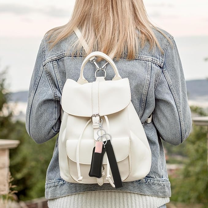 4 Pcs Keychain Chapstick Holder, Lipgloss Girls