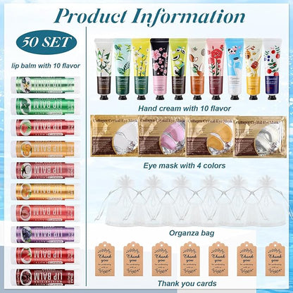 50 Sets Scented Hand Cream and Bag