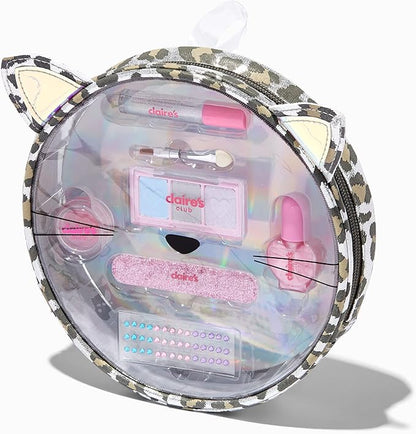 Claire's Accessories Snow Leopard Cosmetic Makeup Kit