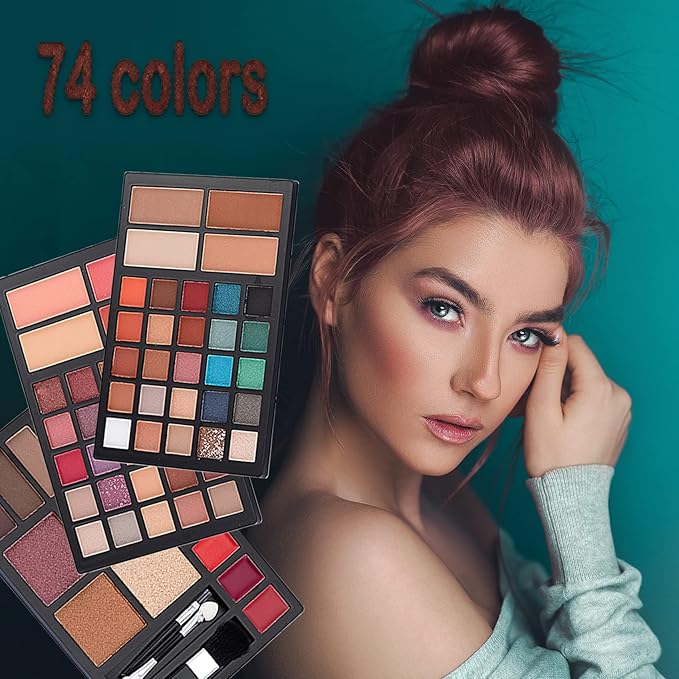 74 Colors Makeup Kit All-in-one Makeup