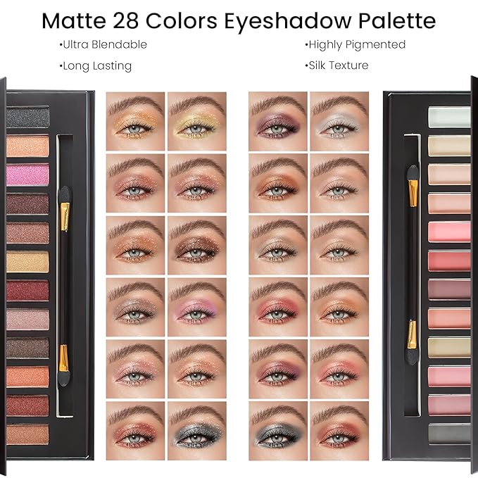 Makeup Kit for Women Full Kit, Travel Makeup