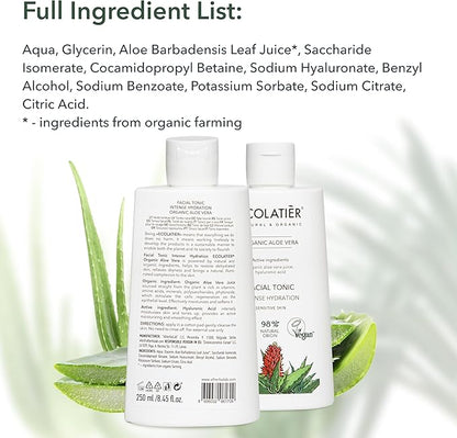 Organic Aloe Vera Facial Toner - 250ml