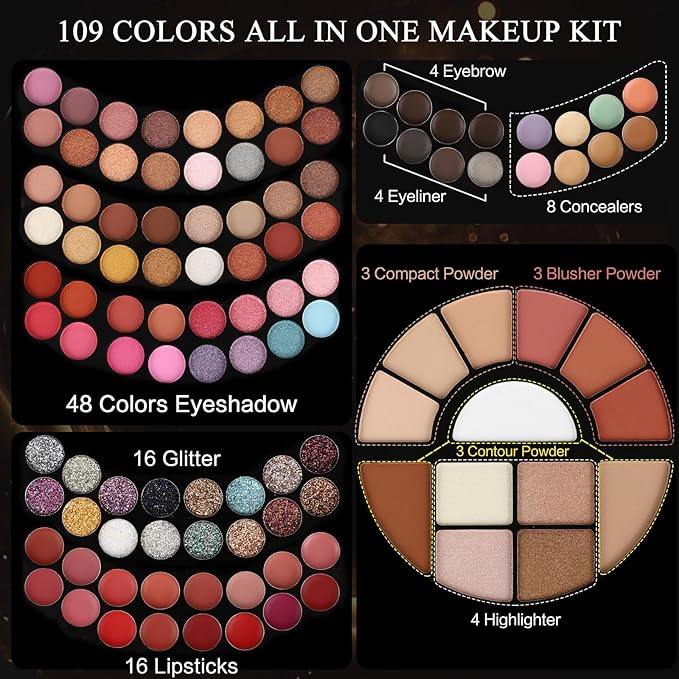 109 Colors Makeup Kit for Women