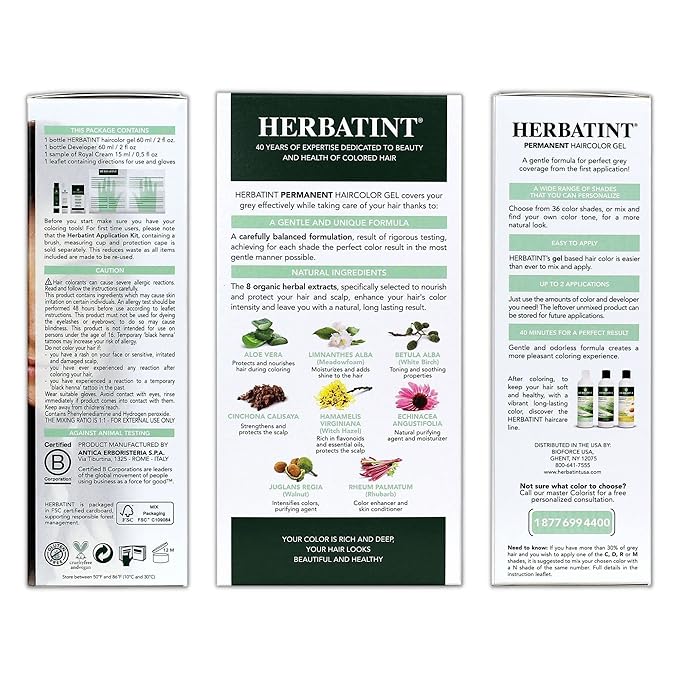 Herbatint, Hair Color Light Mahogany