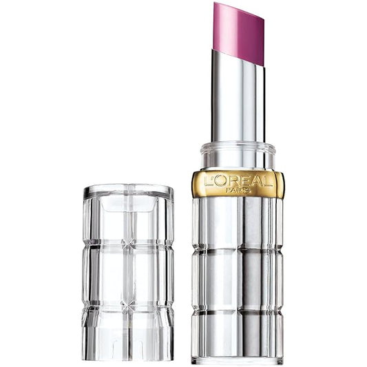 L'Oreal Paris Makeup Colour Riche Shine Lipstick, Gleaming Plum, 0.1 oz.