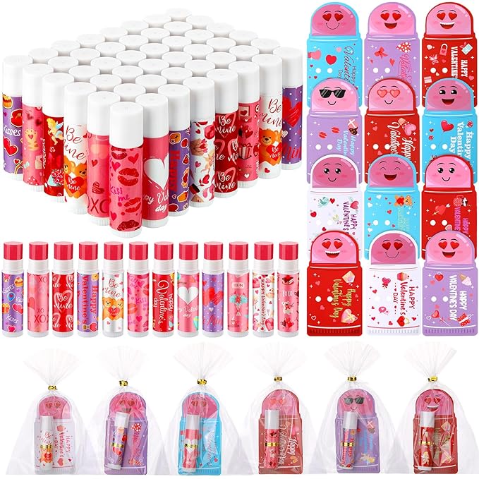 48 Pcs Valentine's Day Cherry Flavored Styles