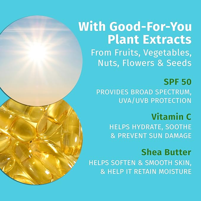 Sweet Pineapple & Honey Melon Herbal Facial Sunscreen 3 oz. SPF 50