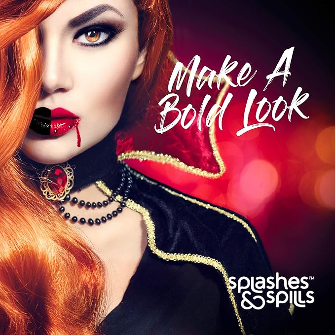 splashes & spills Vivid Black Lipstick - 2