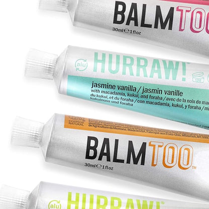 Hurraw! Balmtoo Squeezable Balm, Unscented: Thick Organic.