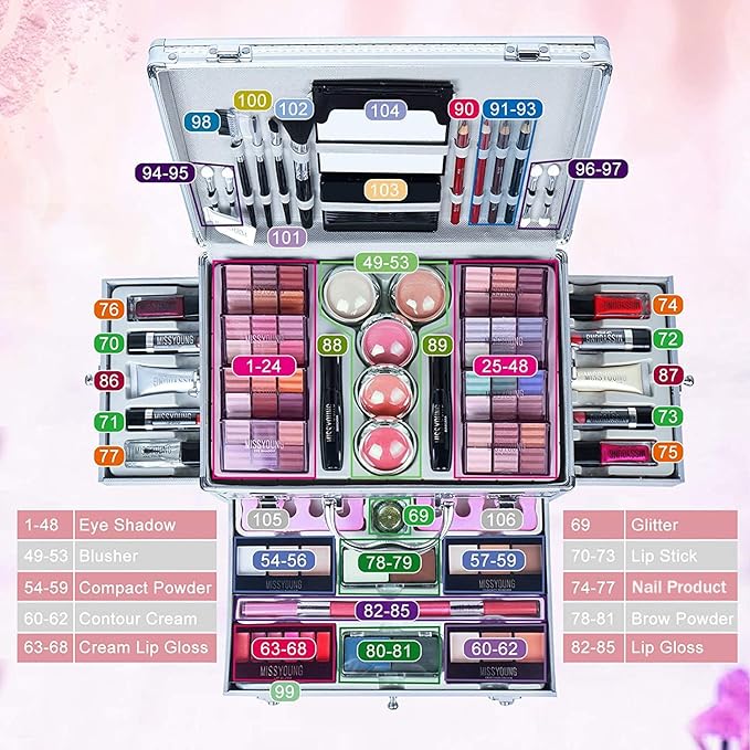 Make-up Box Set Multi-purpose Cosmetic Storage Beauty Case