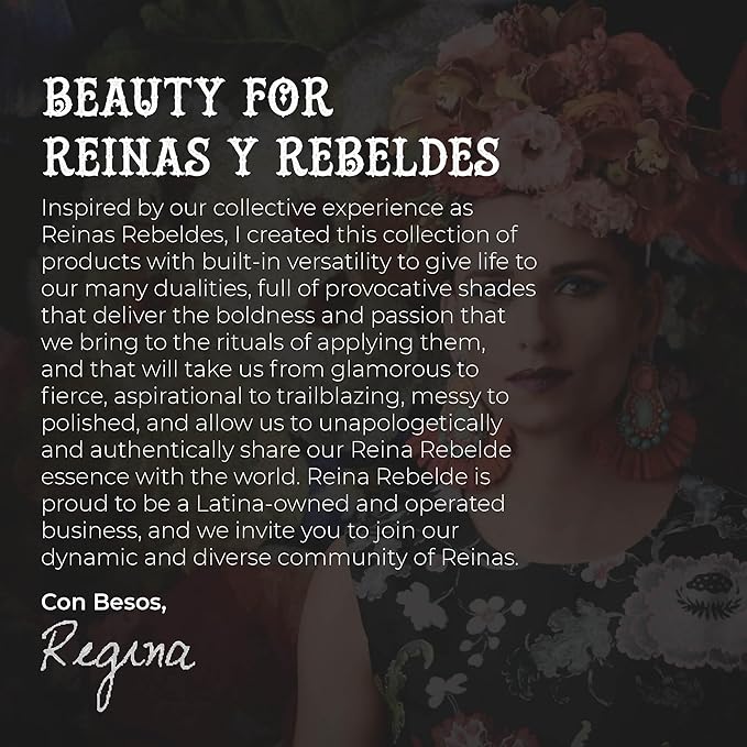 REINA REBELDE Atrevida Bold Lip Matte Stick Pencil Orange/Long-Wearing