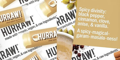 Hurraw! Chai Spice Lip Balm, 3