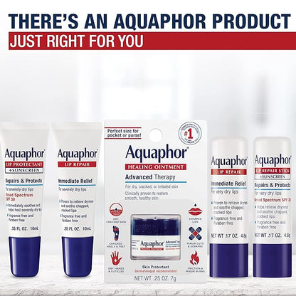 Aquaphor Lip Repair Stick with Sunscreen, Oz