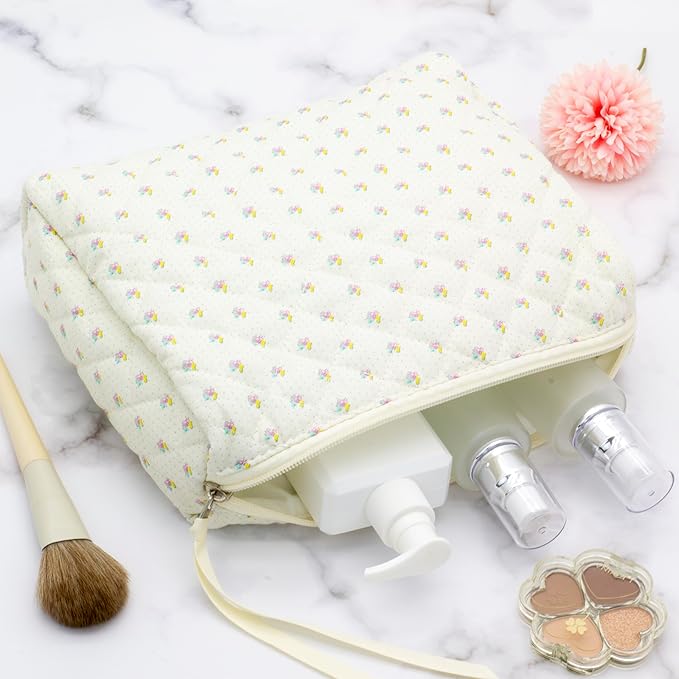 Pazimiik cotton makeup bag for
