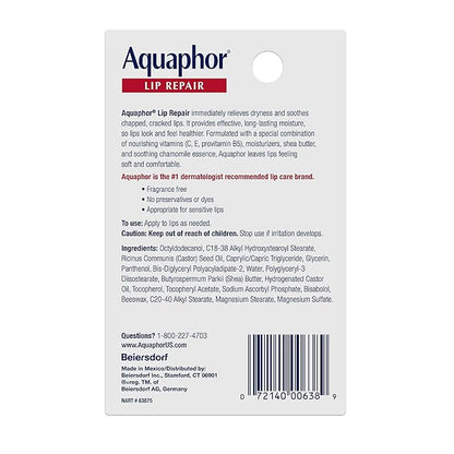 Aquaphor Lip Repair Ointment - Long-lasting