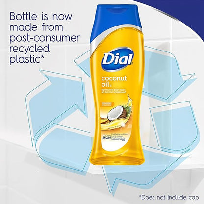 Dial Body Wash Coconut Oil, 3
