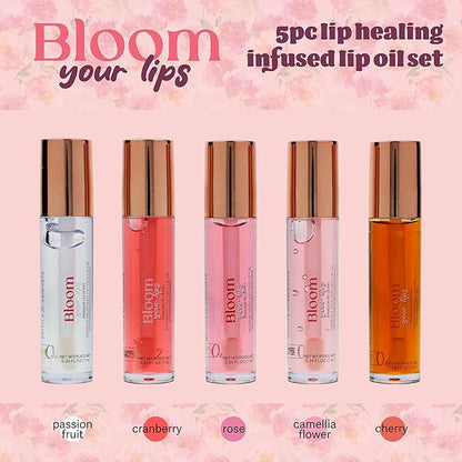 Expressions 5pc Lip Oil Set - (FLORAL)