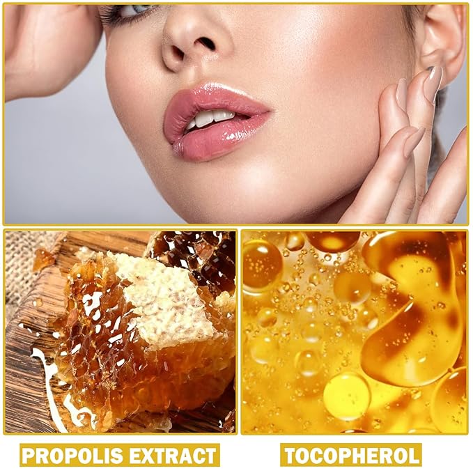 3PCS Bee Lip Balm Honey Pot Lime)