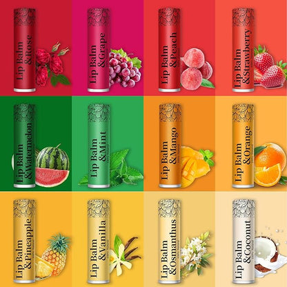 250 Pcs Lip Balm Bulk,12 Fruit