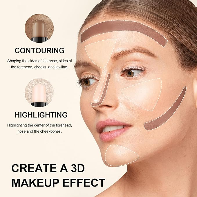 FV Cool Toned Contour Stick, Double-ended Contour and Stick,