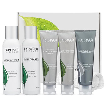 Exposed Skin Care Acne Treatment Kit Clearing