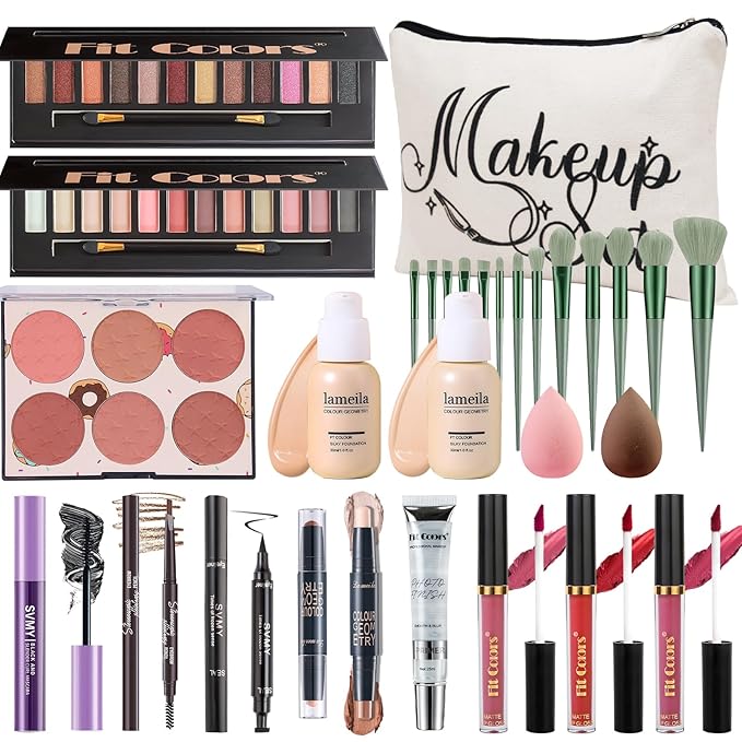 Makeup Kit for Women Full Kit, Travel Makeup
