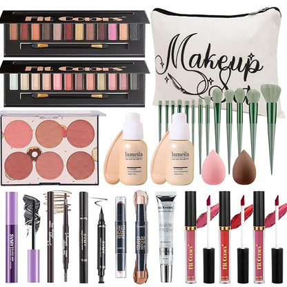 Makeup Kit for Women Full Kit, Travel Makeup