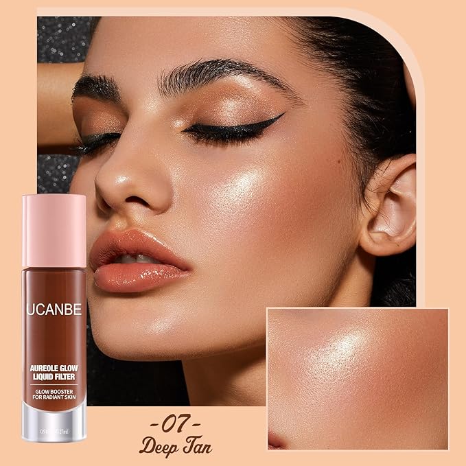 UCANBE Halo Glow Liquid Filter, Face Complexion Booster 0.91OZ