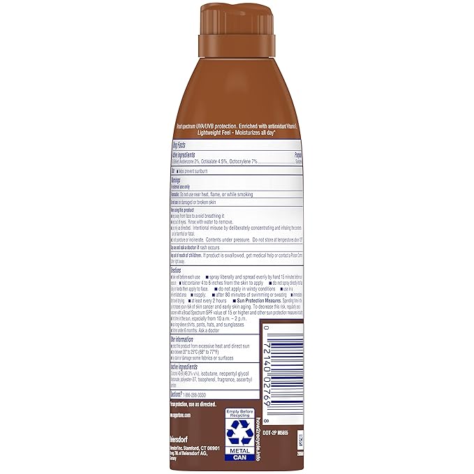 Coppertone Tanning Sunscreen Spray, SPF 15 Broad Spectrum Tanning Sunscreen, Water Resistant Sunscreen, 5.5 Oz