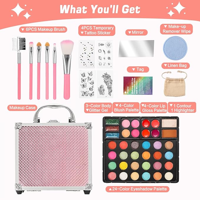 Anpro All-In-One Makeup Carry Case
