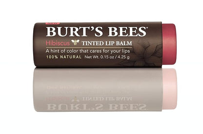 Burt's Bees Tinted Lip Balm, Hibiscus,