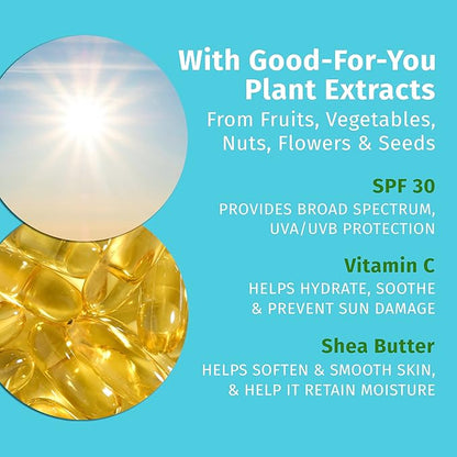 Hempz Daily Body Sunscreen SPF 30, Sweet Pineapple and Honeymelon, Reef Safe, Vegan, Dermatologist Tested, 6 oz