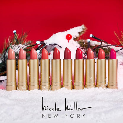 Nicole Miller 10PC Lipstick Collection with Gold & Gold