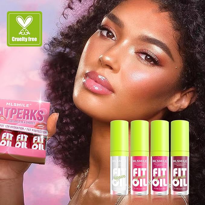 4 Colors Fat Oil Lip Gloss, Lip Oil Gloss,