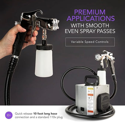 Norvell Mobile Z3000 Professional HVLP System Spray Tan Machine with 10 Foot Hose, Z-Gun Spray Tan Gun - Lightweight Self Tan Applicator for Flawless Spray - Premium Spray Tan Accessories