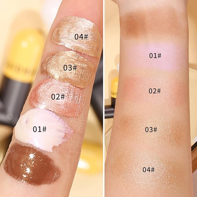 AKARY Liquid Highlighter Makeup for Face Body, Contour