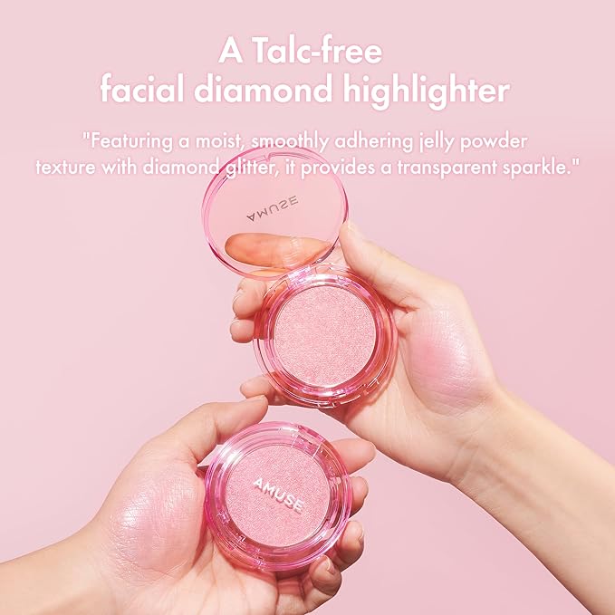 Amuse SEOUL Face Diamond Pink Diamond Highlighter | 4.7g