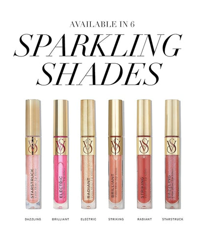 Victoria's Secret Color Shine Lip Gloss in Brilliant, Nourishing Lip Gloss for Women with Jojoba Oil & Vitamin E, Color Gloss
