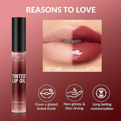 Botanic Hearth Tinted Lip Oil | Moisturizing