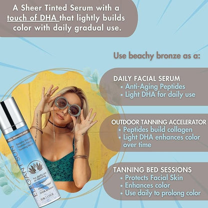Facial Tanning Bed Lotion Face Moisturizer,