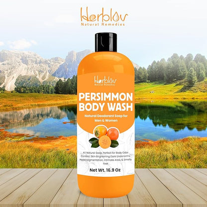 Persimmon Body Wash for Body Odor