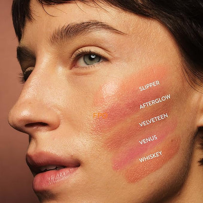 goop Beauty Vitamin C Eye Cream and Cream Blush Bundle | 0.5 oz Brightening Eye Cream for Dark Circles & Puffy Eyes | 0.5 oz Soft Fuchsia Cream Blush for a Sheer Pop of Color on Lips & Cheeks