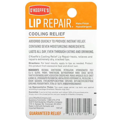 O'Keeffe's Lip Repair No Scent Lip