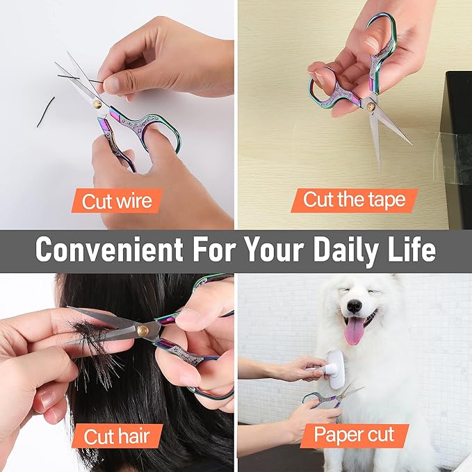 embroidery scissors-Glexal 5 Inch Vintage